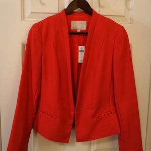 Banana Republic Red Hot Pink Blazer Jacket Work